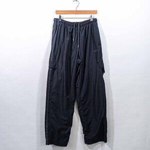 Nike Cargo Windbreaker Pants Baggy Large Y2K Streetwear Hip Hop